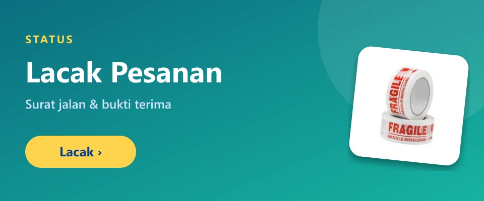 Lacak pesanan dan pengiriman